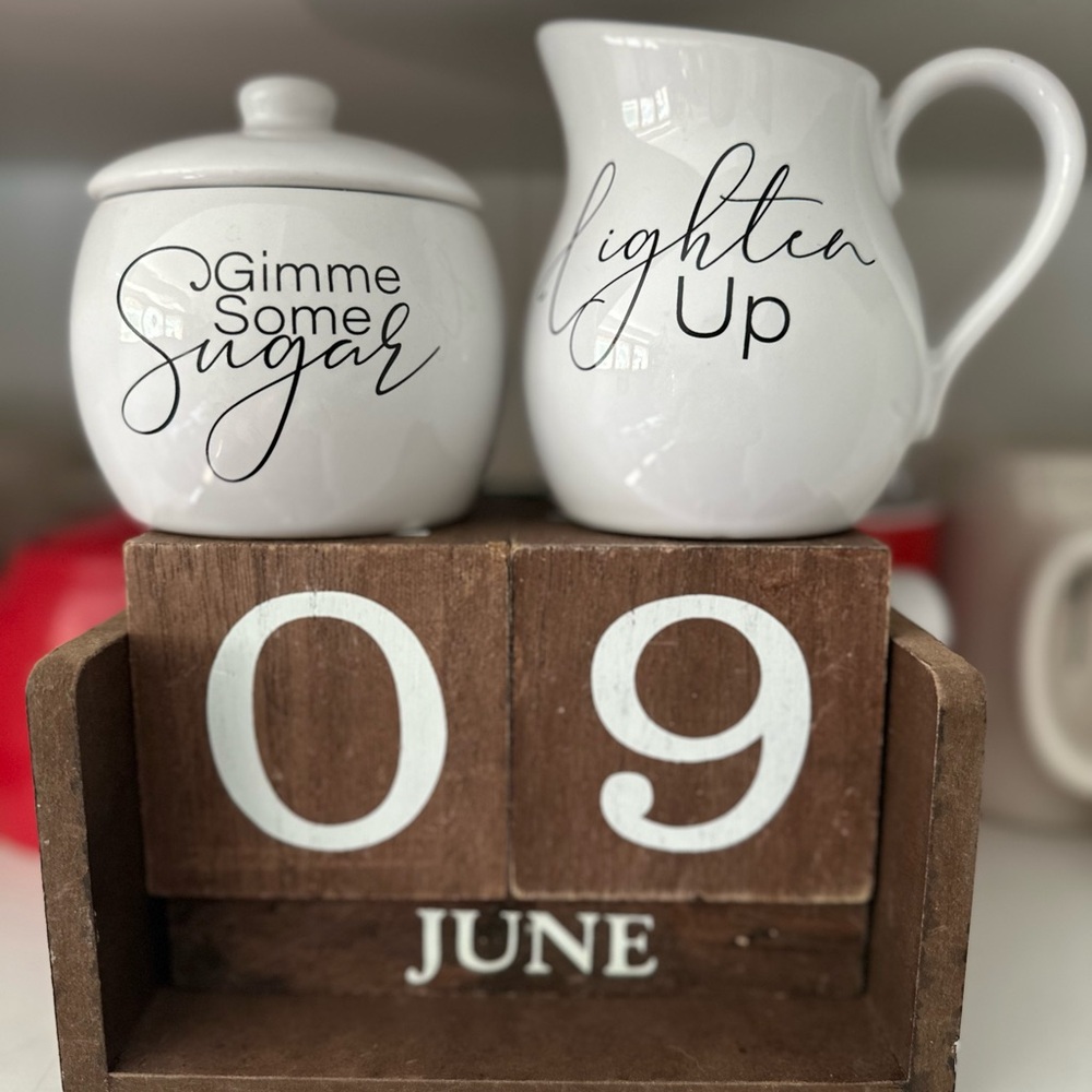 Hobby lobby- cream and sugar set